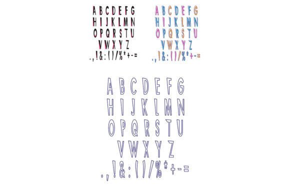 Amusing Modern Style Alphabet Set: The Graphic Design Toolkit You Need