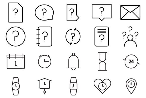 Evaluating Line Vector Icon Monoline for Modern Design Projects