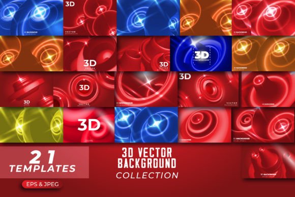 The Strategic Advantage of a 21 3D Vector Background Design Set